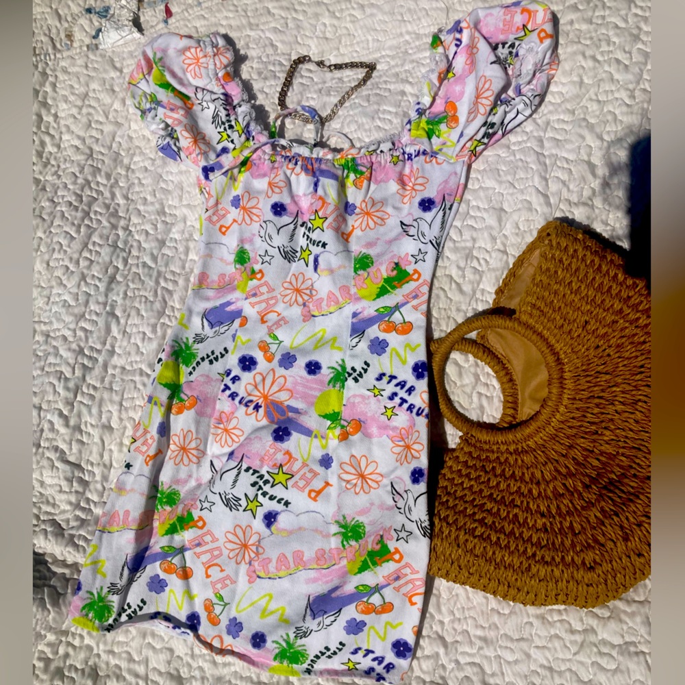 Graffiti Mini Dress